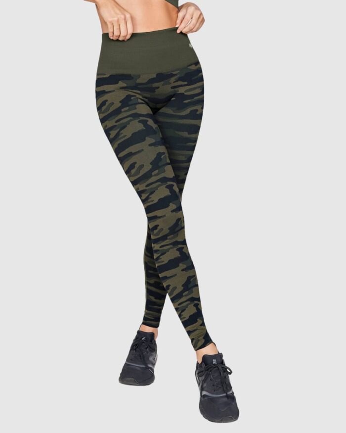 Legging deportivo de control y tiro alto en tecnología seamless sin costura