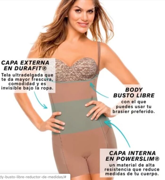 Body busto libre reductor de medidas (18492-857-70) - Imagen 3